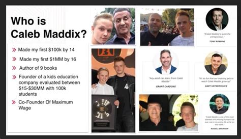 caleb maddix scam.